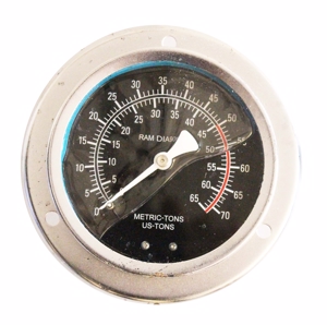 Manometer til 50 ton presser